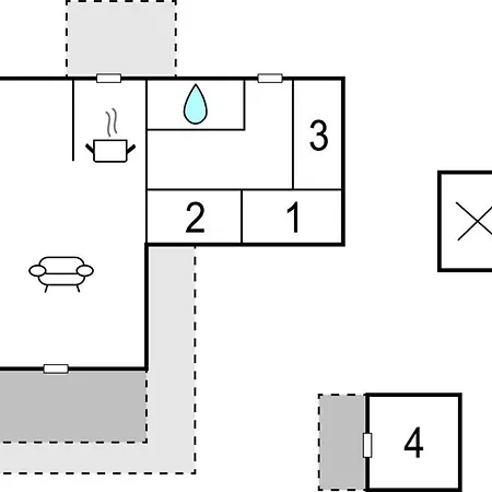 Four-bedroom In 別荘 *